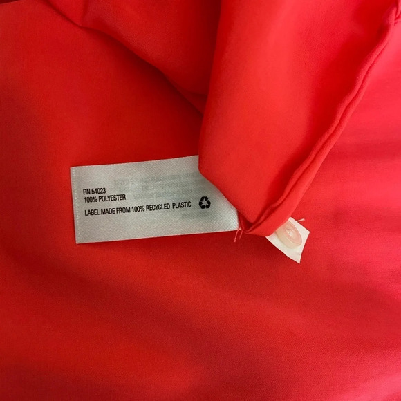 Gap Bright Salmon Colored Long Sleeve Blouse Size M - Picture 5 of 5